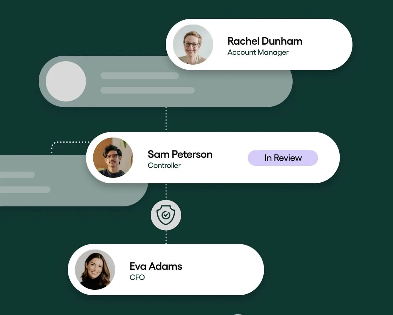 Rillion PO matching invoice screen