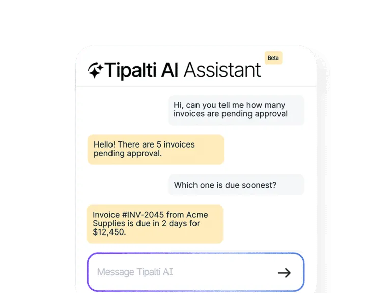 AP AI insights / analytics dashboard
