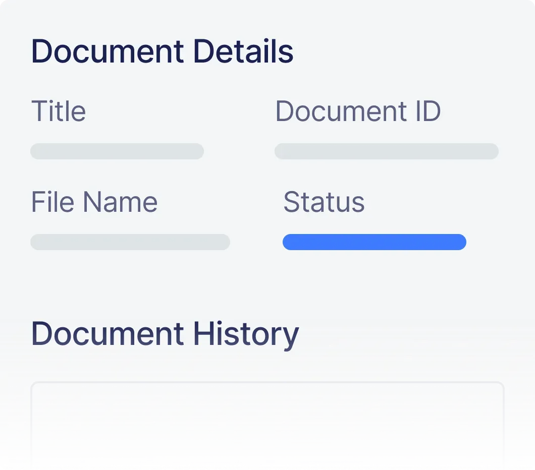 Document audit trail