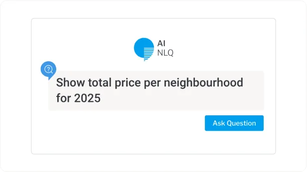 Yellowfin AI natural-language query (Ask Anything)