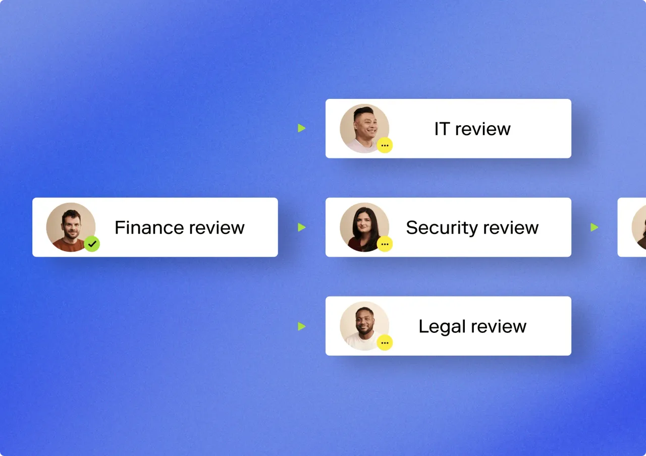 No-code approval workflow engine