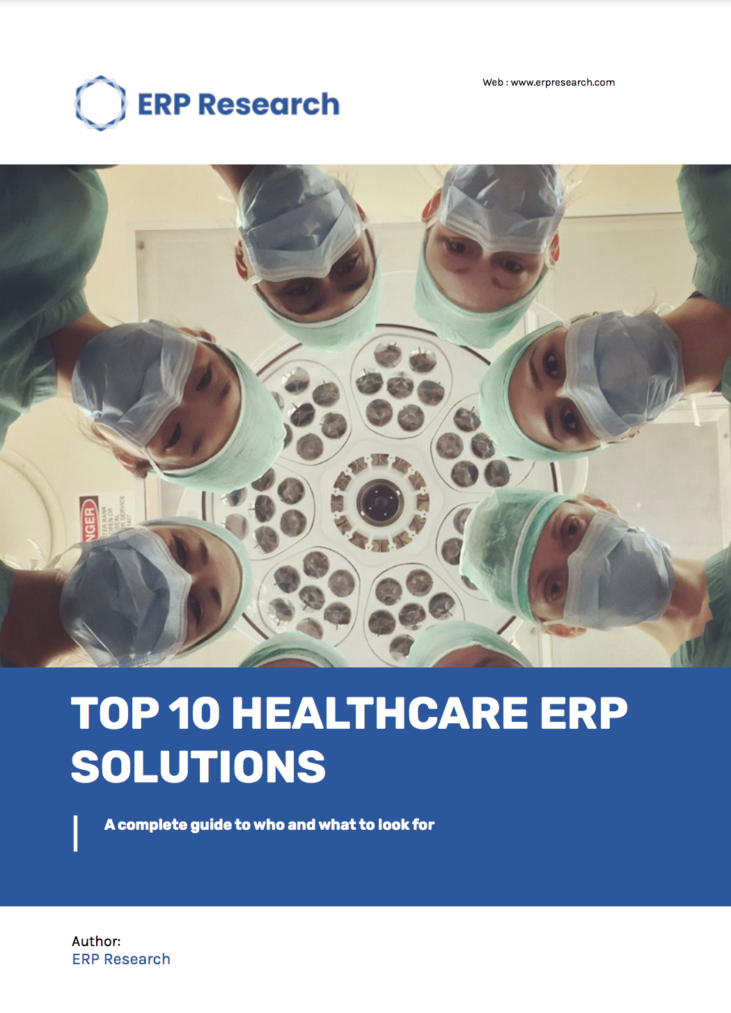 Top 10 enterprise resource planning software for healthcare ERP 2022 report.
