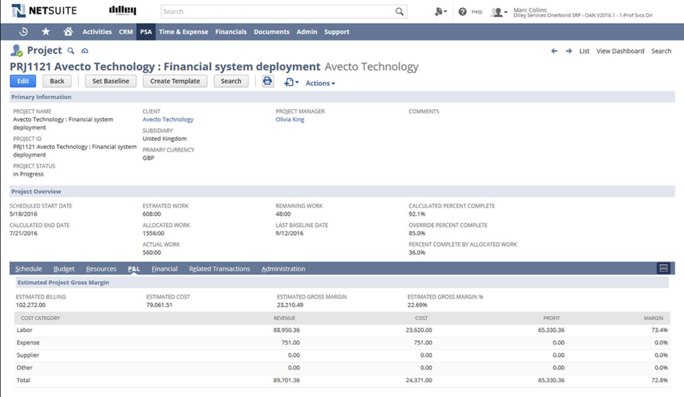 services erp modules