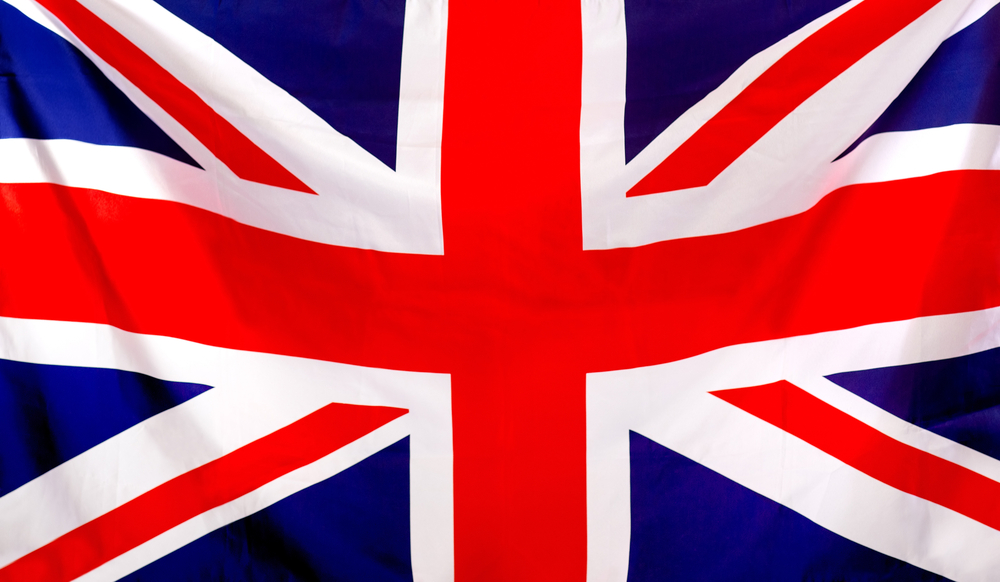 Union Jack flag to be used as background