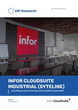 Download the Infor CloudSuite Industrial (SyteLine) Ebook