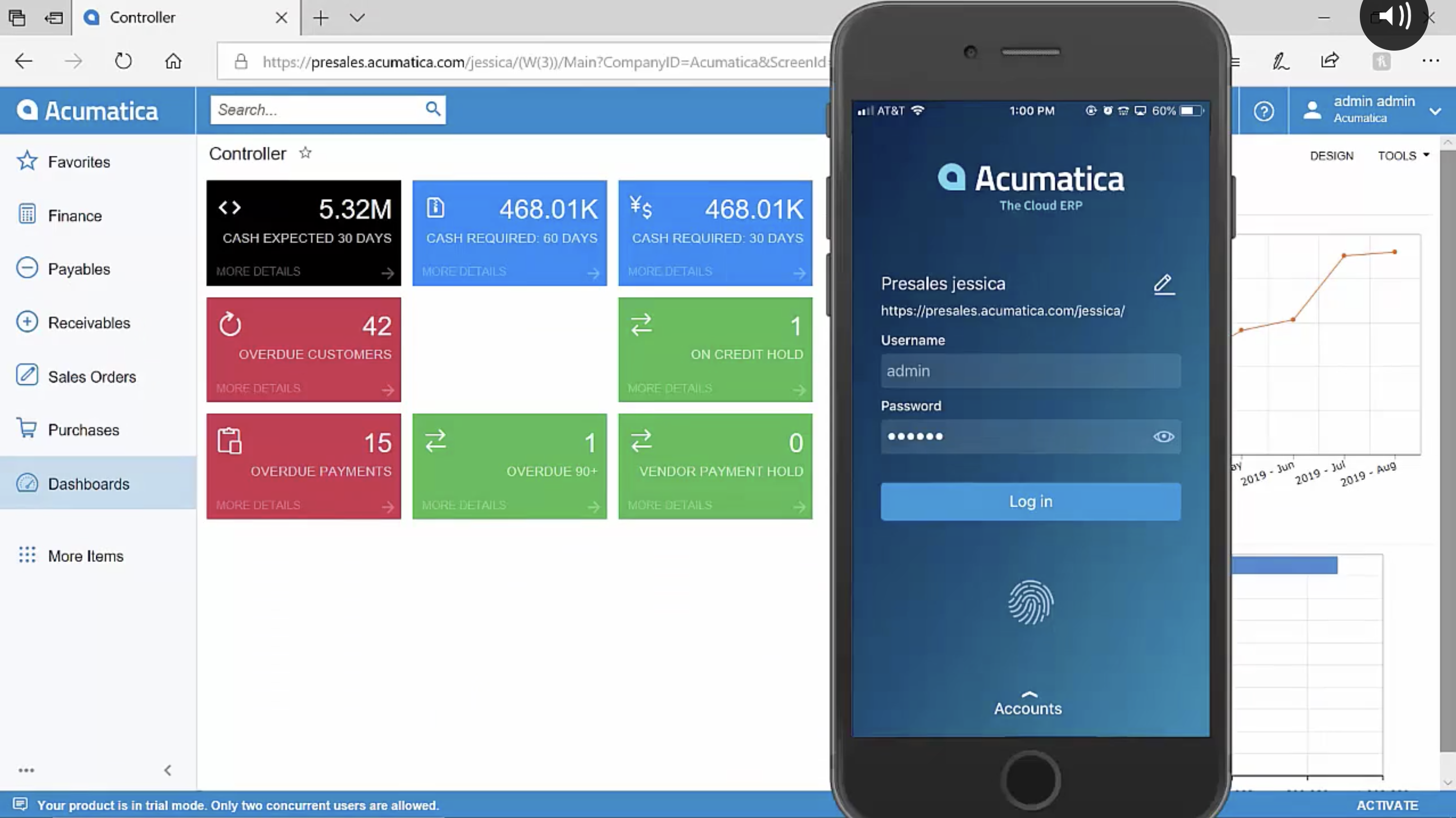 acumatica phone controller