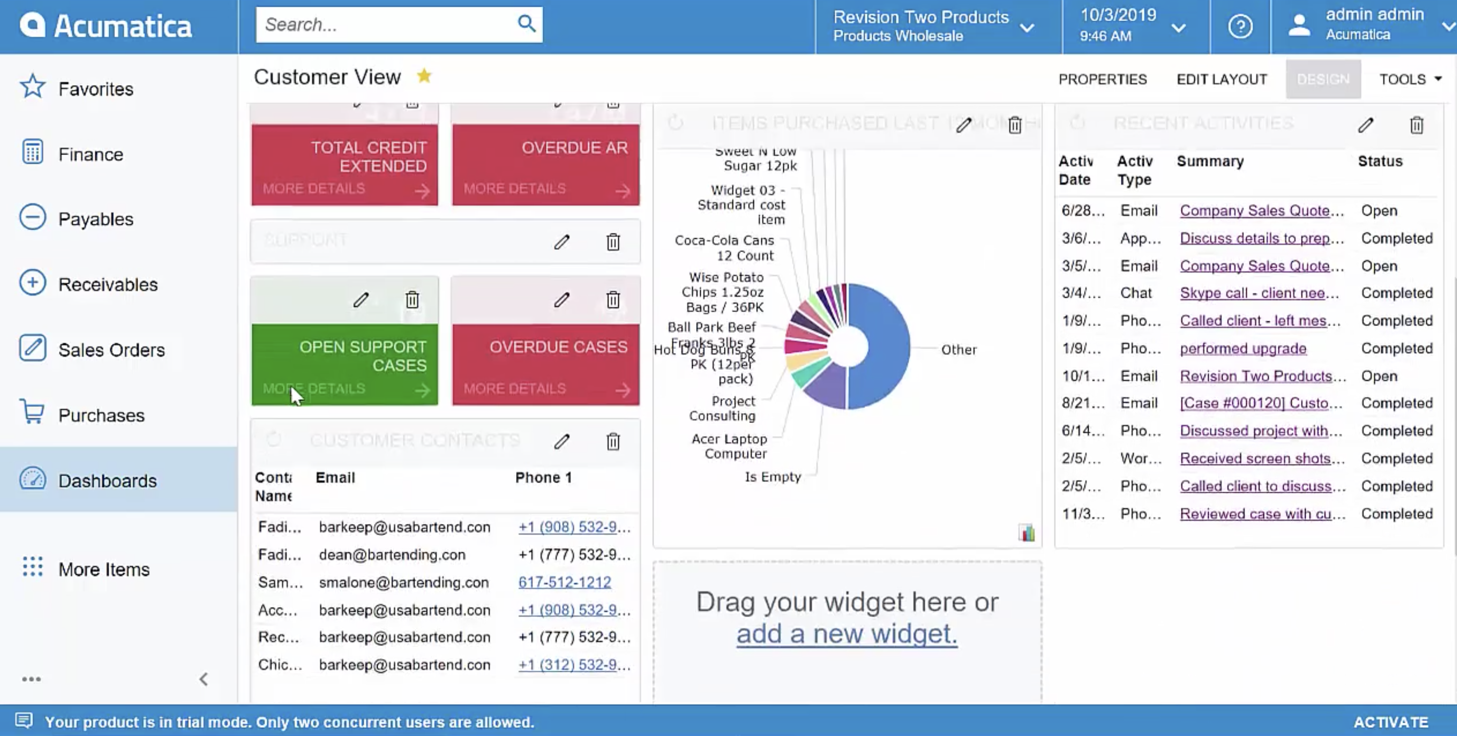 acumatica reporting