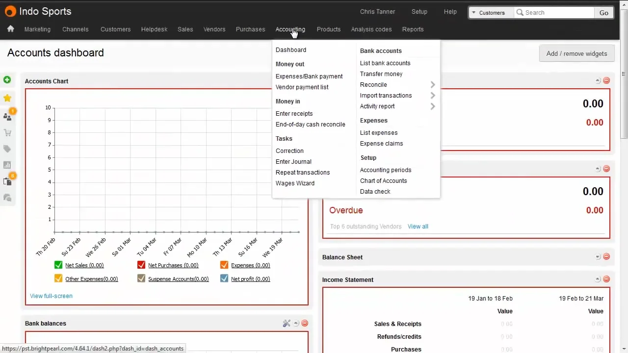 Brightpearl ERP system 