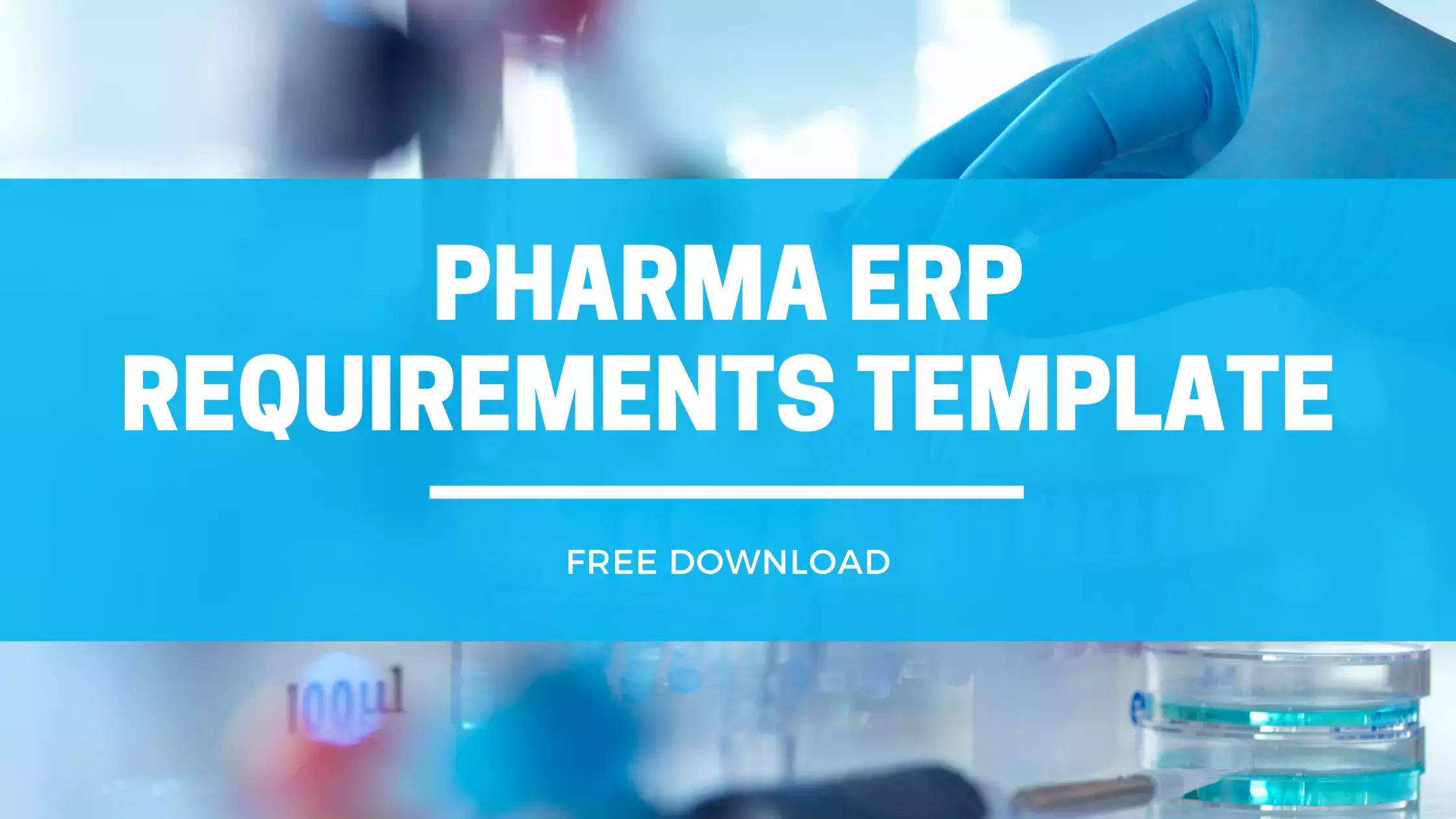 pharma erp requirements free template