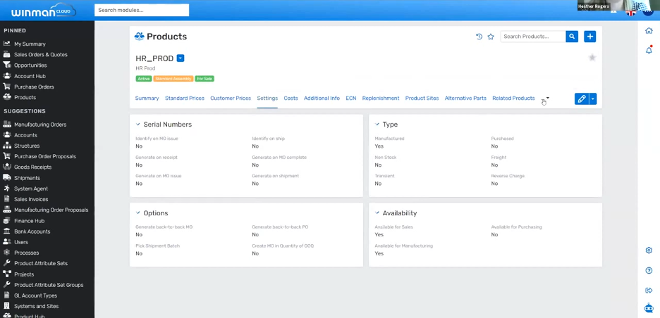 Indipendent WinMan | WinMan ERP Review, Cost, Modules & Functionality
