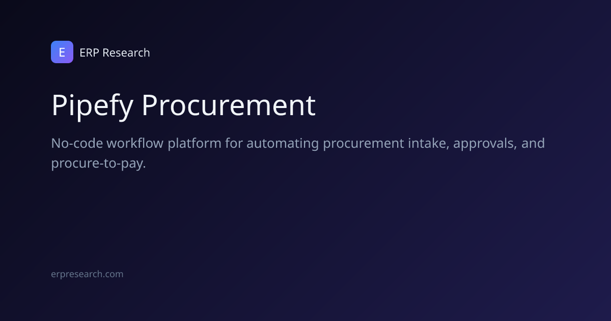 Pipefy Procurement Review (2026): Pricing, Integrations & Alternatives ...