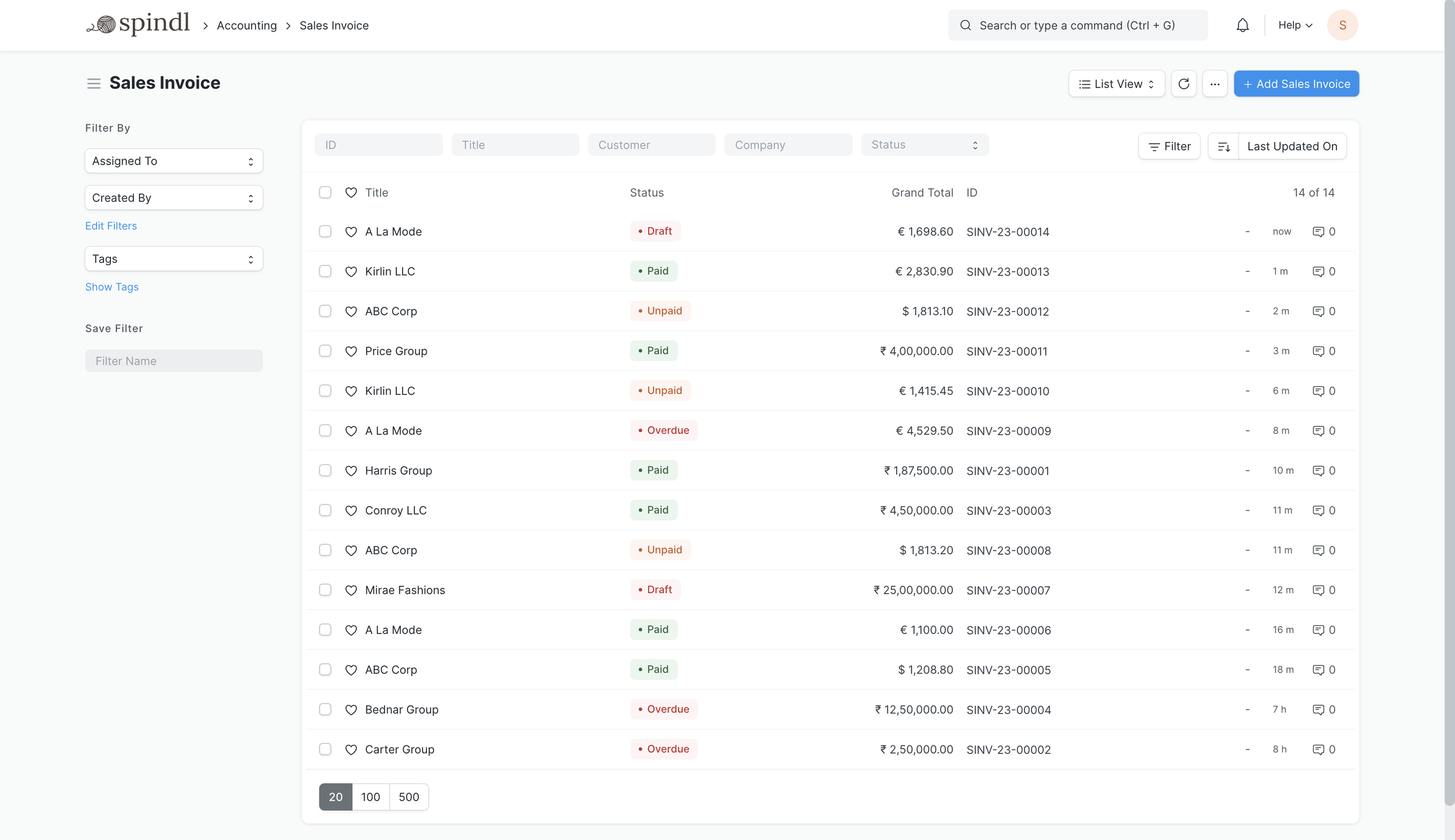 ERPNext multi-currency sales order